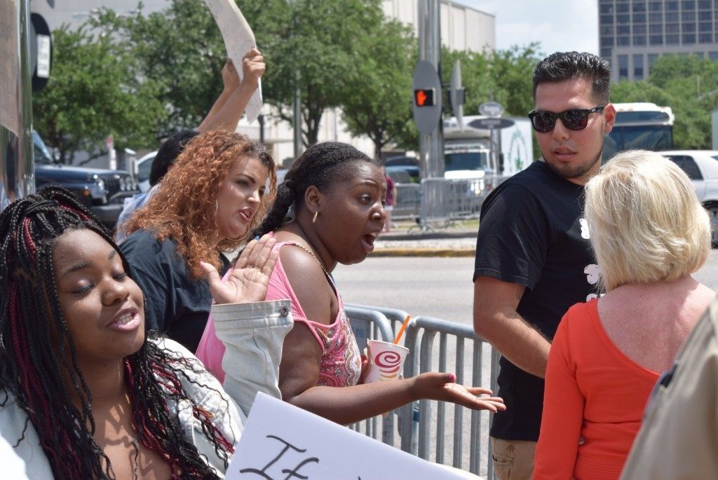 BLM 10 Business owner at protest - BP photo