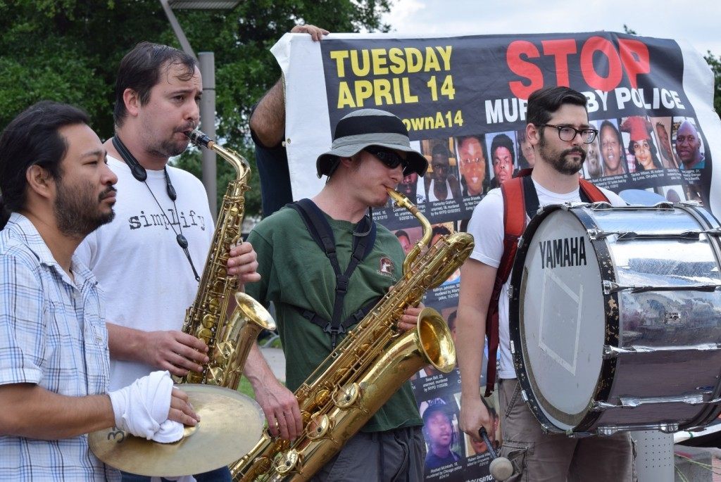 BLM 4 Band at Protest - BP Photo