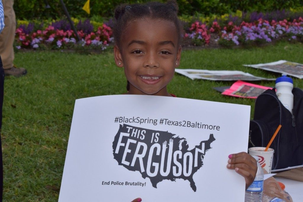 BLM2 Little Girl at Houston Protest - Photo