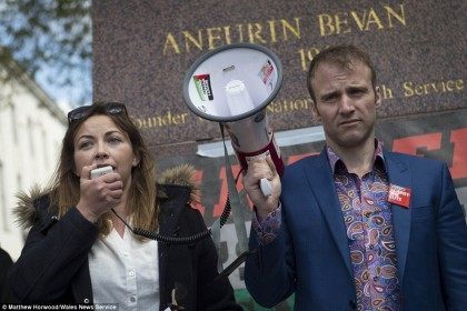 Charlotte Church protests