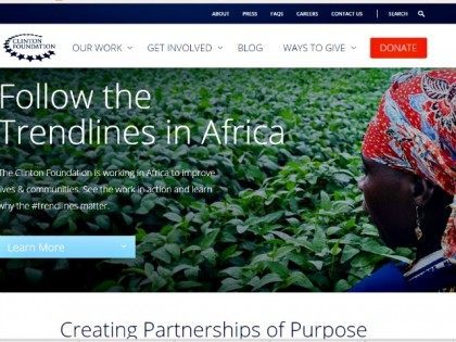 Clinton Foundation Website