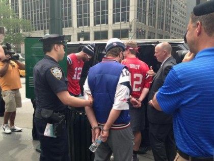 Patriots Fans Arrested at NFL Headquarters