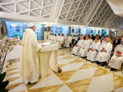 Pope Francis Santa Marta chapel