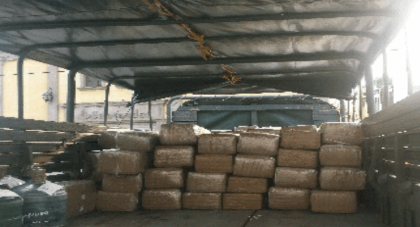 Drugs seized by Mexican authorities near the Texas border.