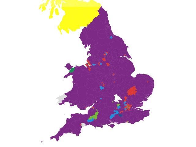 UKIP Purple Map UK