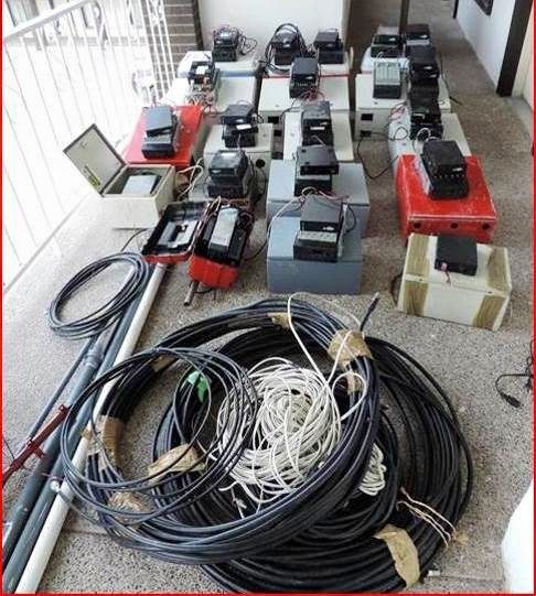 Gulf Cartel communication equipment seized by Mexican authorities