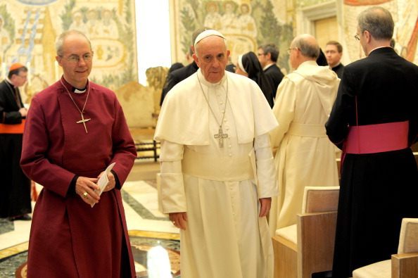 Pope Francis Meets Archbishop of Canterbury Justin Welby