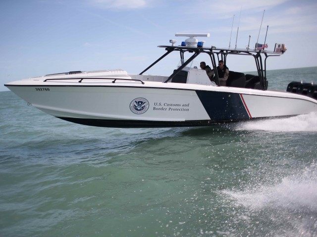 CBP Midnight Express boat (John Moore / Getty)