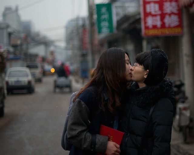 Chinese lesbians (Ed Jones / AFP / Getty)