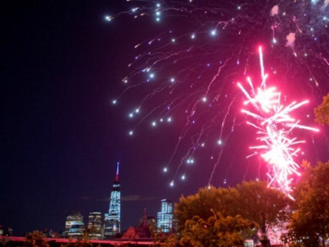 Fireworks dazzle in the New Jersey skies as part of the Freedom & Fireworks Festival i