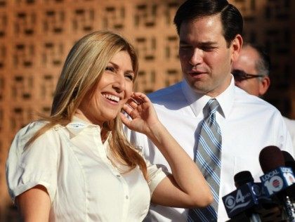 Senate Republican Nominee Marco Rubio's Wife Cast Her Vote