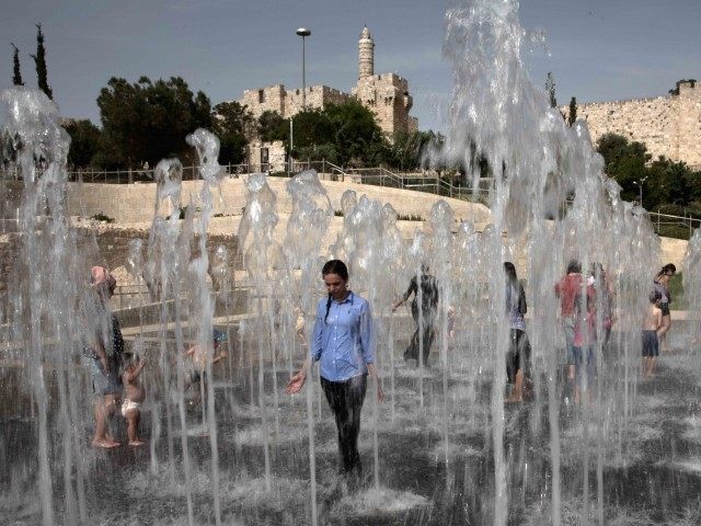 Jerusalem water fountain (Menahem Kahana / AFP / Getty)