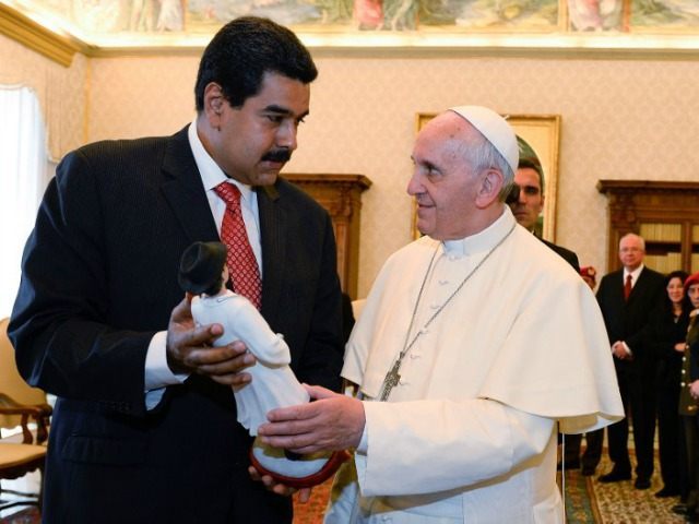Nicolas Maduro and Pope Francis