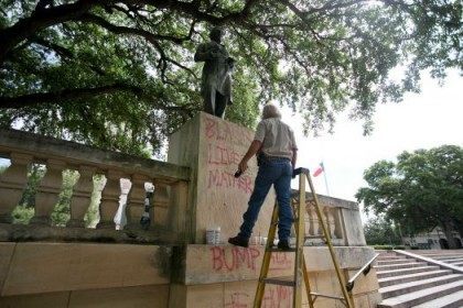 Statue Vandalized Dborah Cannon-Associated Press