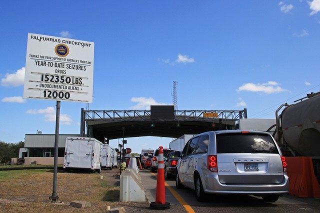 Falfurrias Border Patrol Checkpoint. (File Photo: Bob Price/Breitbart Texas)