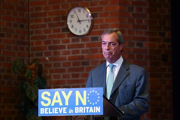 Nigel Farage Gives A Speech On How the 'No' Campaign Can Win The Euro Exit Referendum