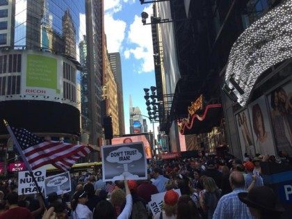 Times Square Iran Rally (Jonathan Margulis / Twitter)