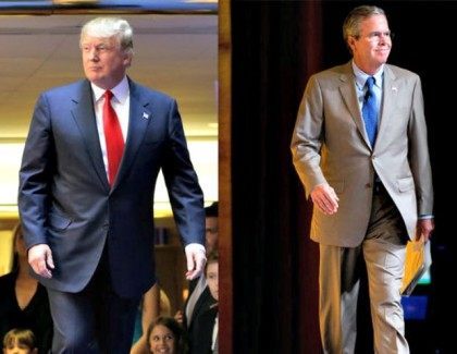 Donald Trump (L) and Jeb Bush  Richard DrewAssociated Press, left, Pablo Martinez MonsivaisAssociat