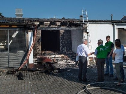 GERMANY-POLITICS-REFUGEE-FIRE