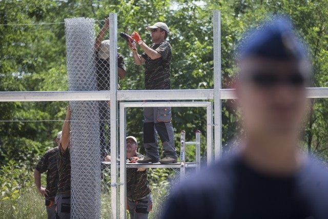 Hungary Begins Construction Of Border Fence