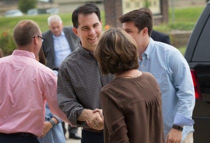 Scott Walker Attends Church Service In Iowa