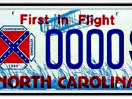 North Carolina Confederate License Plate AP