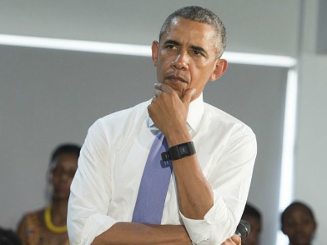 Barack Obama listens during an event with representatives of Civil Society organizations at the Young African Leaders Initiative (YALI) Regional Leadership Center in Nairobi on July 26, 2015. Obama urged Kenya to renounce corruption and tribalism, delivering a rousing speech at the end of a landmark visit to the East …