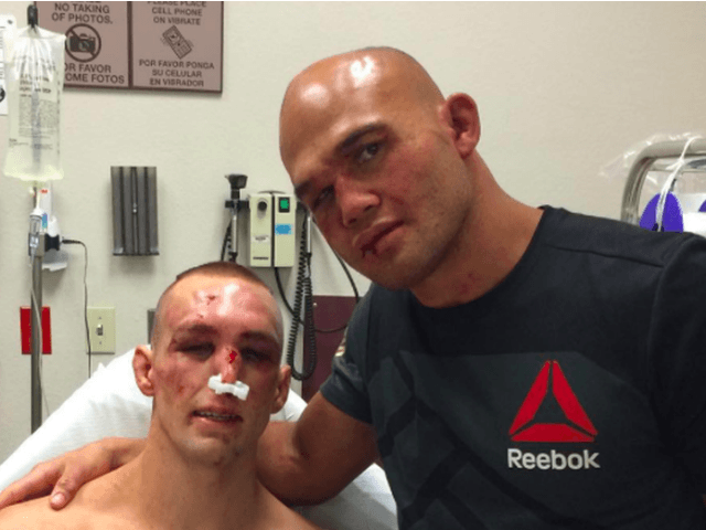 Robbie Lawler and Rory MacDonald
