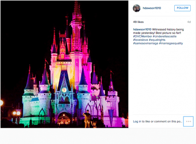 Disney Gay Pride (Screenshot / Instagram / Heather Protich)
