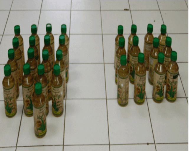 Liquid meth seized by the Mexican military en route to the Texas border