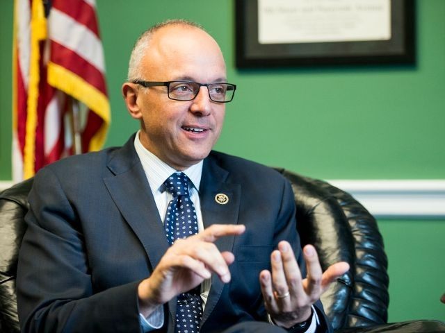 NITED STATES - FEBRUARY 3: Rep. Ted Deutch, D-Fla., speaks with Roll Call in his office in the Rayburn House Office Building on Tuesday, Feb. 3, 2015. (Photo By Bill Clark/CQ Roll Call) (CQ Roll Call via AP Images)