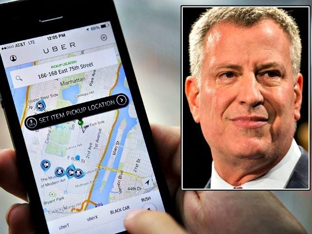 Uber App Mayor de Basio AP Photos NBC NY