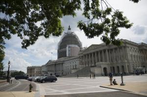 Driver in custody after ramming U.S. Capitol security gate
