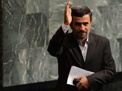 Ahmadinejad (Emmanuel Dunand / AFP / Getty)