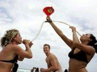 Beer Bong (Joe Raedle / Getty)