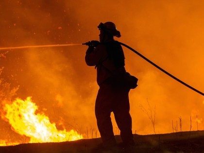 California firefighter (Josh Edelson / AFP / Getty)