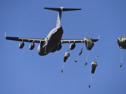 US Military Conducts Paratrooper Drop During Exercise Talisman Sabre