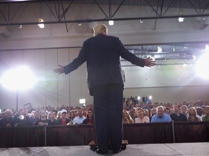 GOP Presidential Candidate Donald Trump Campaigns In Iowa