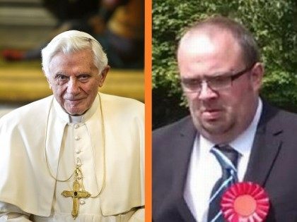 Pope Benedict XVI meets Italian Prime Minister Mario Monti