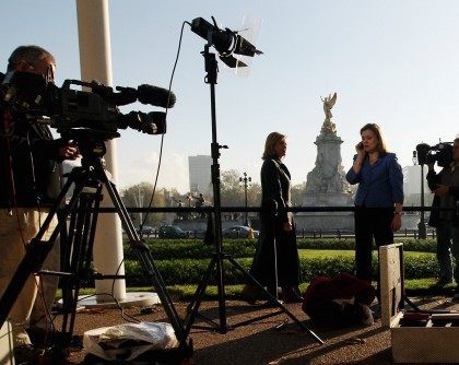 TV News crew (Oli Scarff / Getty)