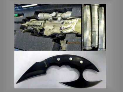 Bringing weapons to the airport is a bad idea.