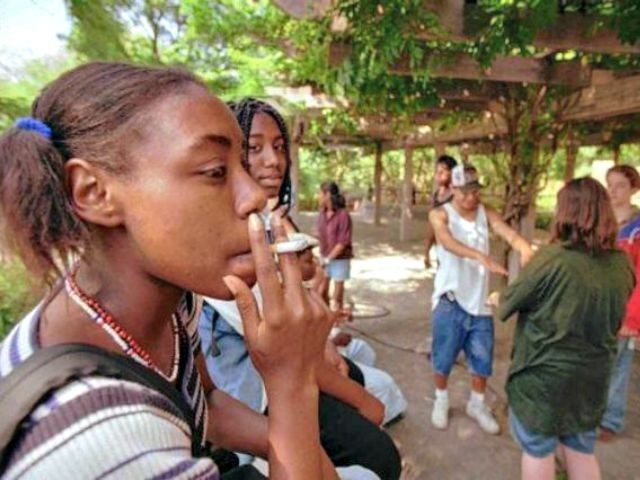 teens smoking AP image