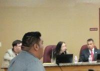 Donna ISD Police Commander speaks before the school board