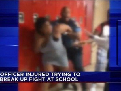 Bellaire HS Fight with Cop