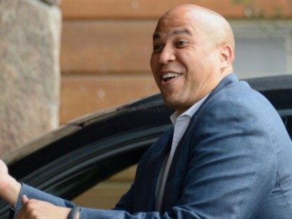 Cory Booker, Mayor of Newark, New Jersey, arrives for the Allen & Company Sun Valley Conference on July 10, 2012 in Sun Valley, Idaho. Warren Buffett, Bill Gates and Mark Zuckerberg have been invited to attend the conference which begins Tuesday. (Photo by