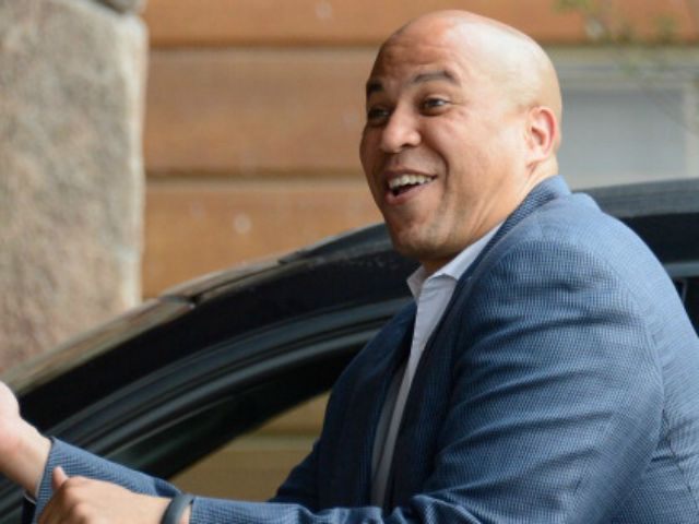 Cory Booker, Mayor of Newark, New Jersey, arrives for the Allen & Company Sun Valley C