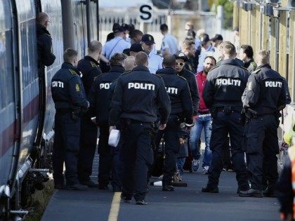 Danish policeman border checks