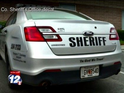 In God We Trust Sheriff Decal 12 News