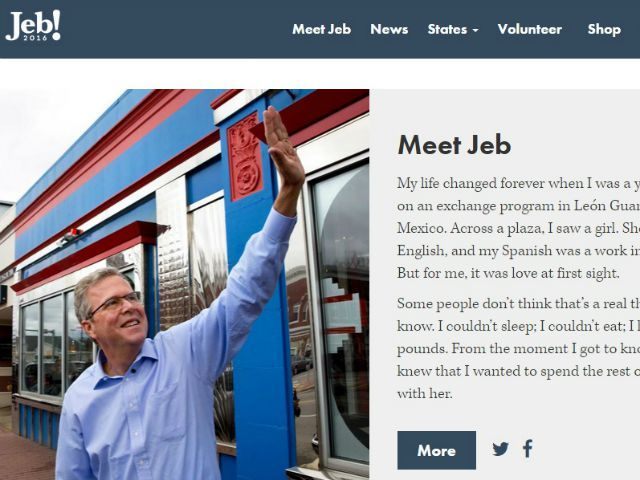 Jeb Blog 2016 Republican Website Wars: The Good, the Bad, and the Merely Functional