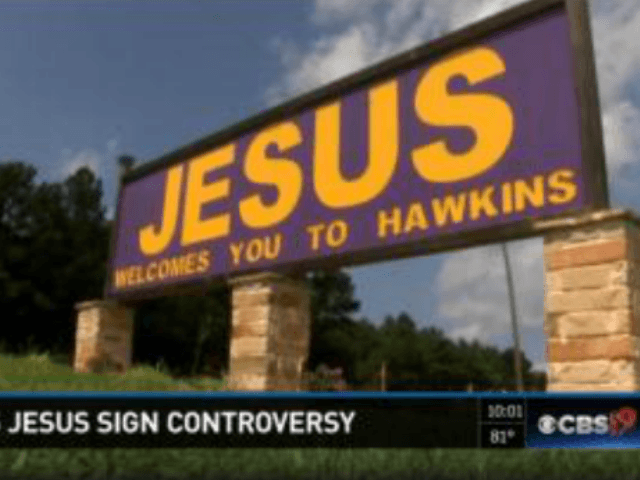 Jesus Sign Hawkins